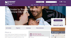 Desktop Screenshot of nhmintviewobgyn.org